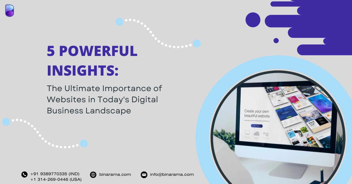 5 Powerful Insights: The Ultimate Importance of Websites in Today’s Digital Business Landscape