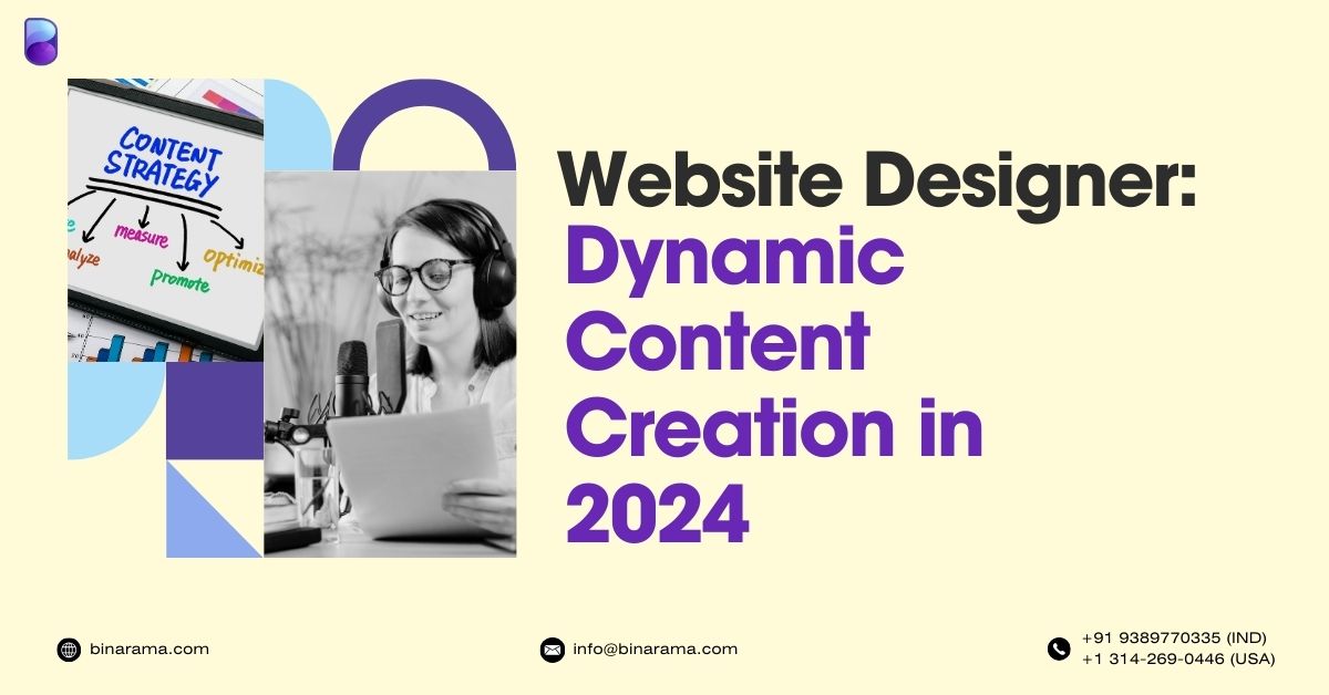 Website Designer: Dynamic Content Creation in 2024